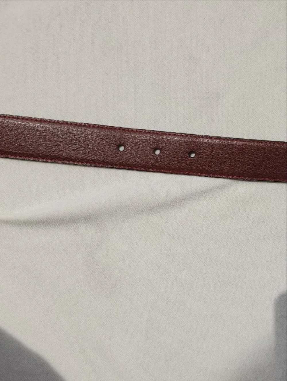 Gucci Brown Leather Belt Men Sm/Women Med